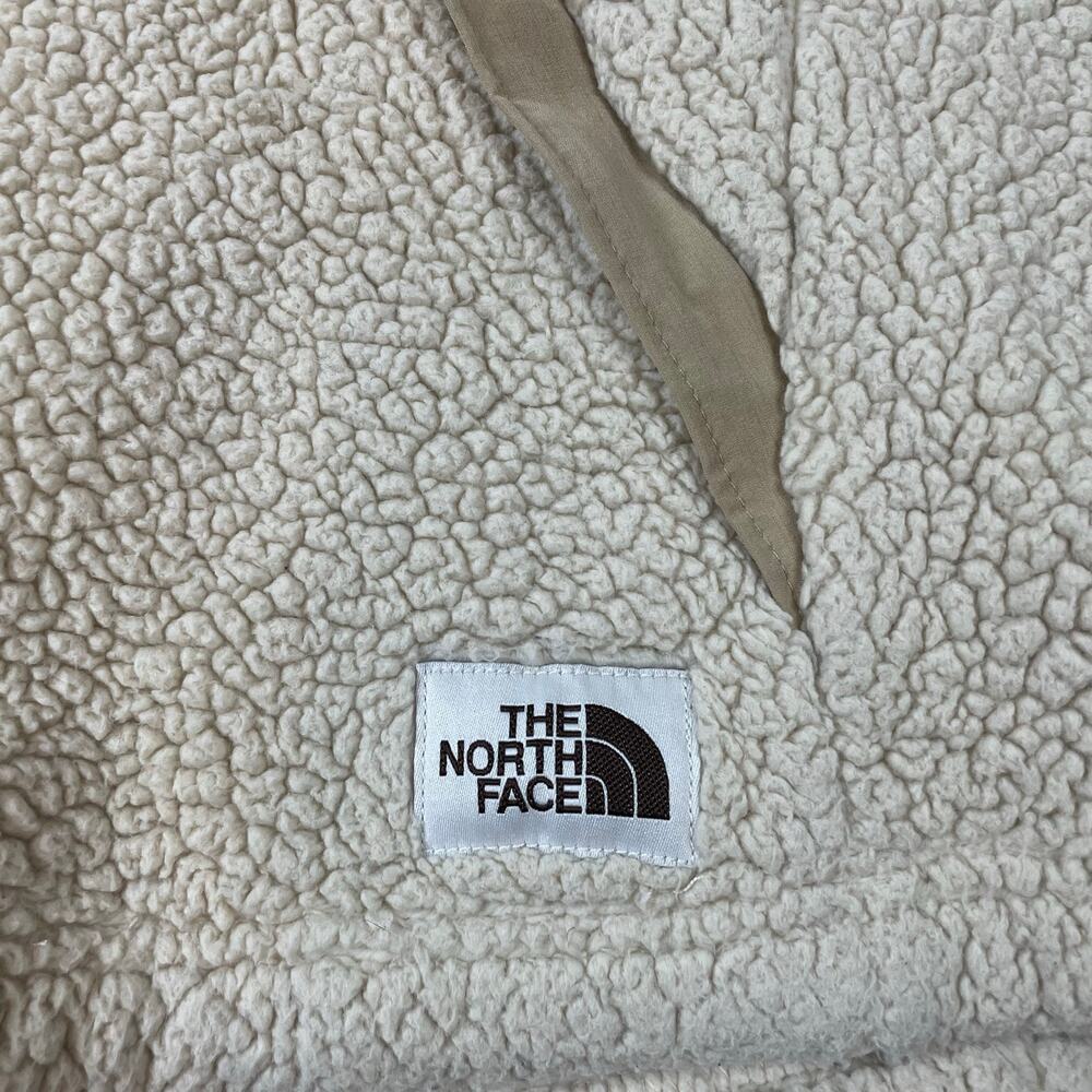 The North Face Cragmont Sherpa Fleece Jacket Womens Small Cream Full Zip Cozy - Picture 8 of 15